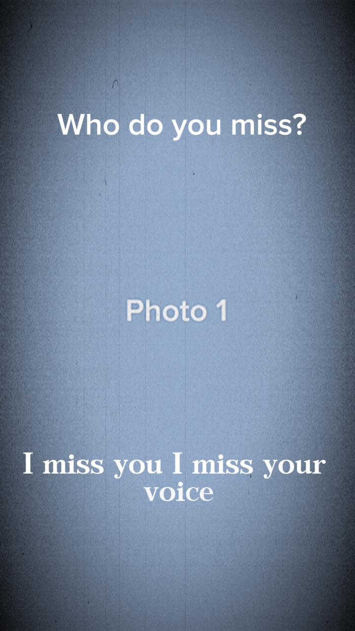 I miss you🥺🤞🏻