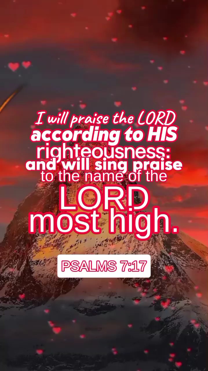 SALMO 7: 17