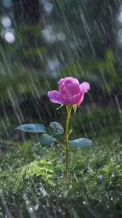 In the rain