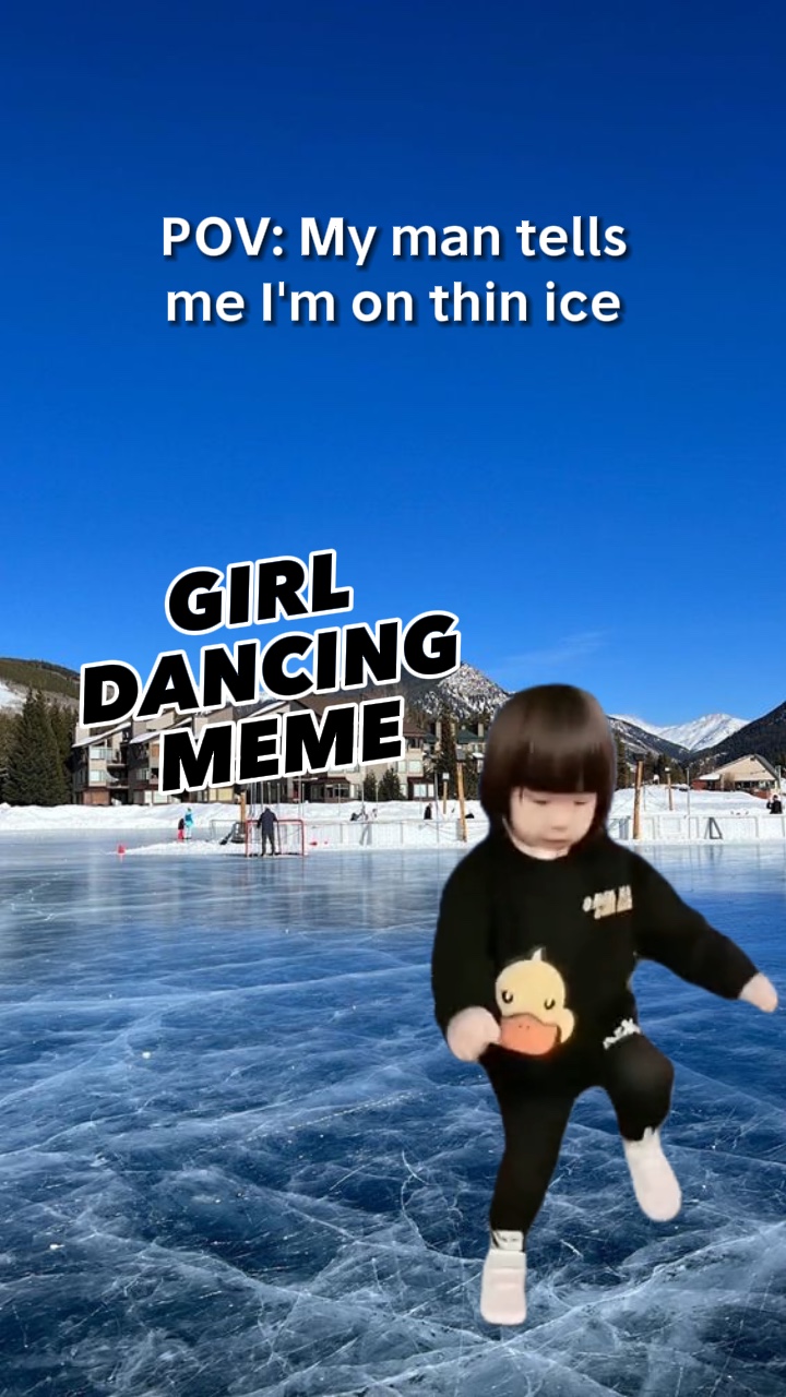 Menina dançando meme