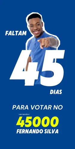 Faltam 45 dias