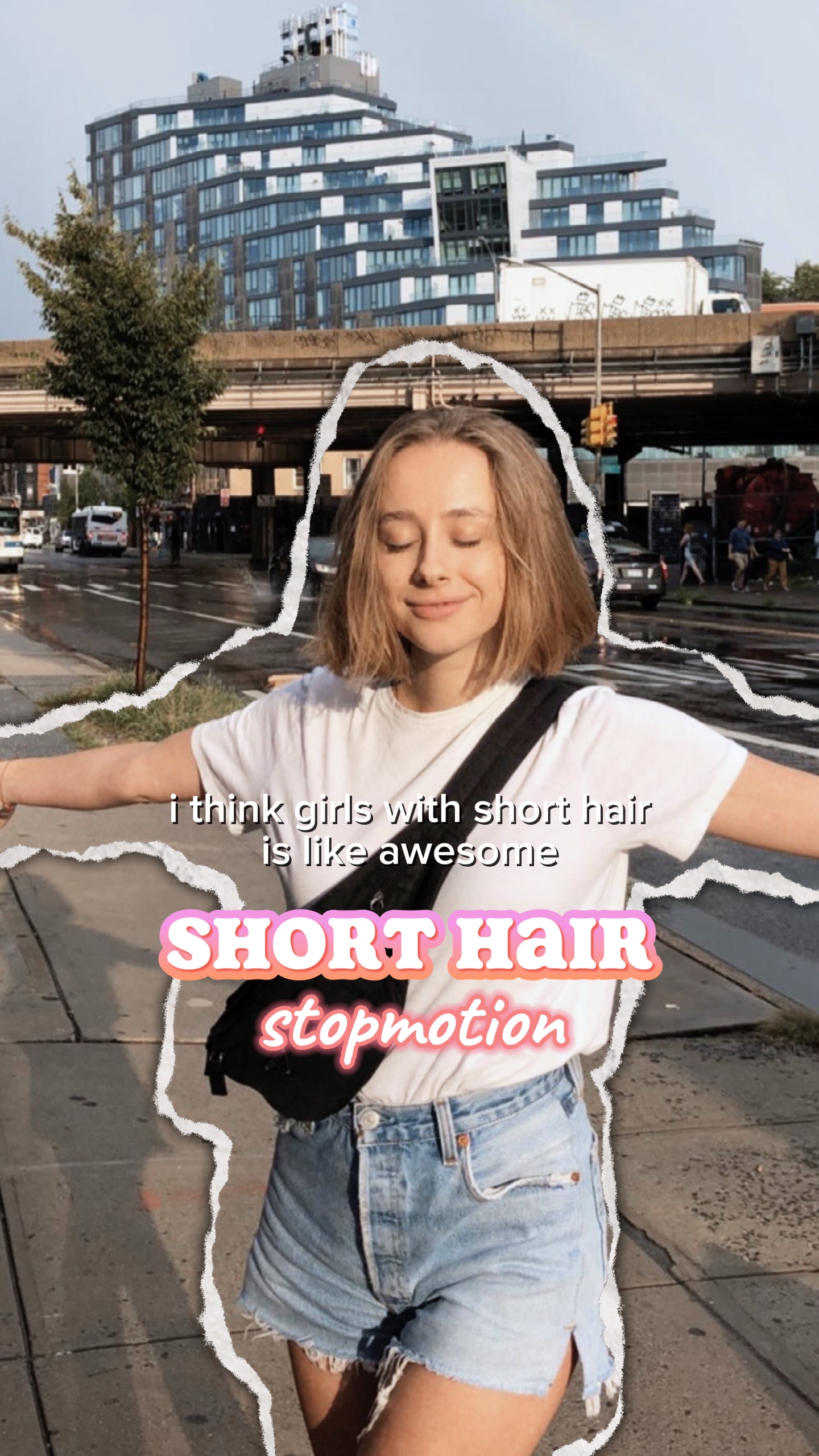 Meninas com cabelo curto