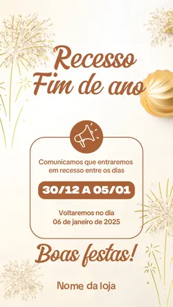Recesso fim de ano