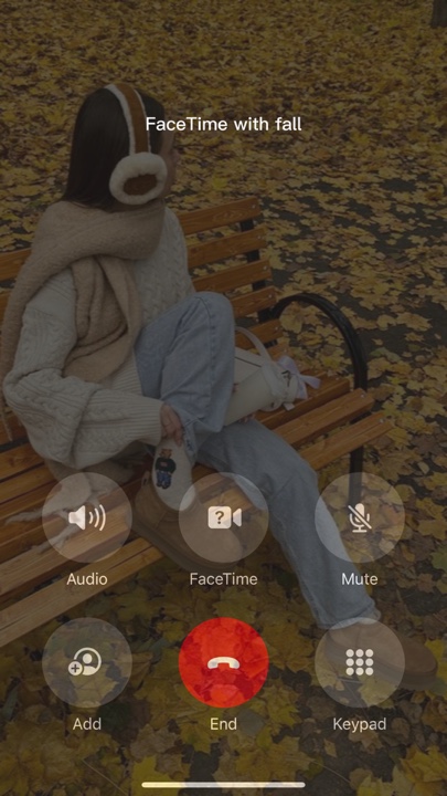 Face time avec l'automne