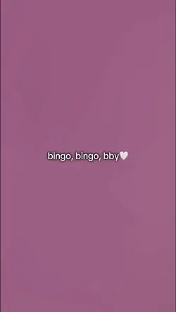 bingo bingo๐ค