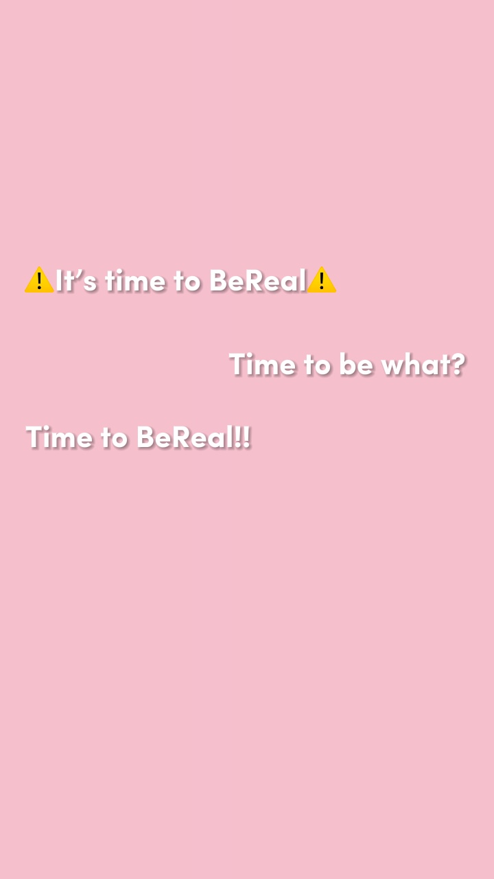 BeReal的时间到了