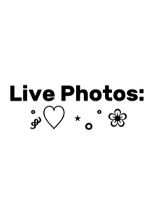 Fotos en vivo ˚ ♡ ⋆ ｡ ˚ 