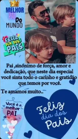 Feliz dia dos pais .