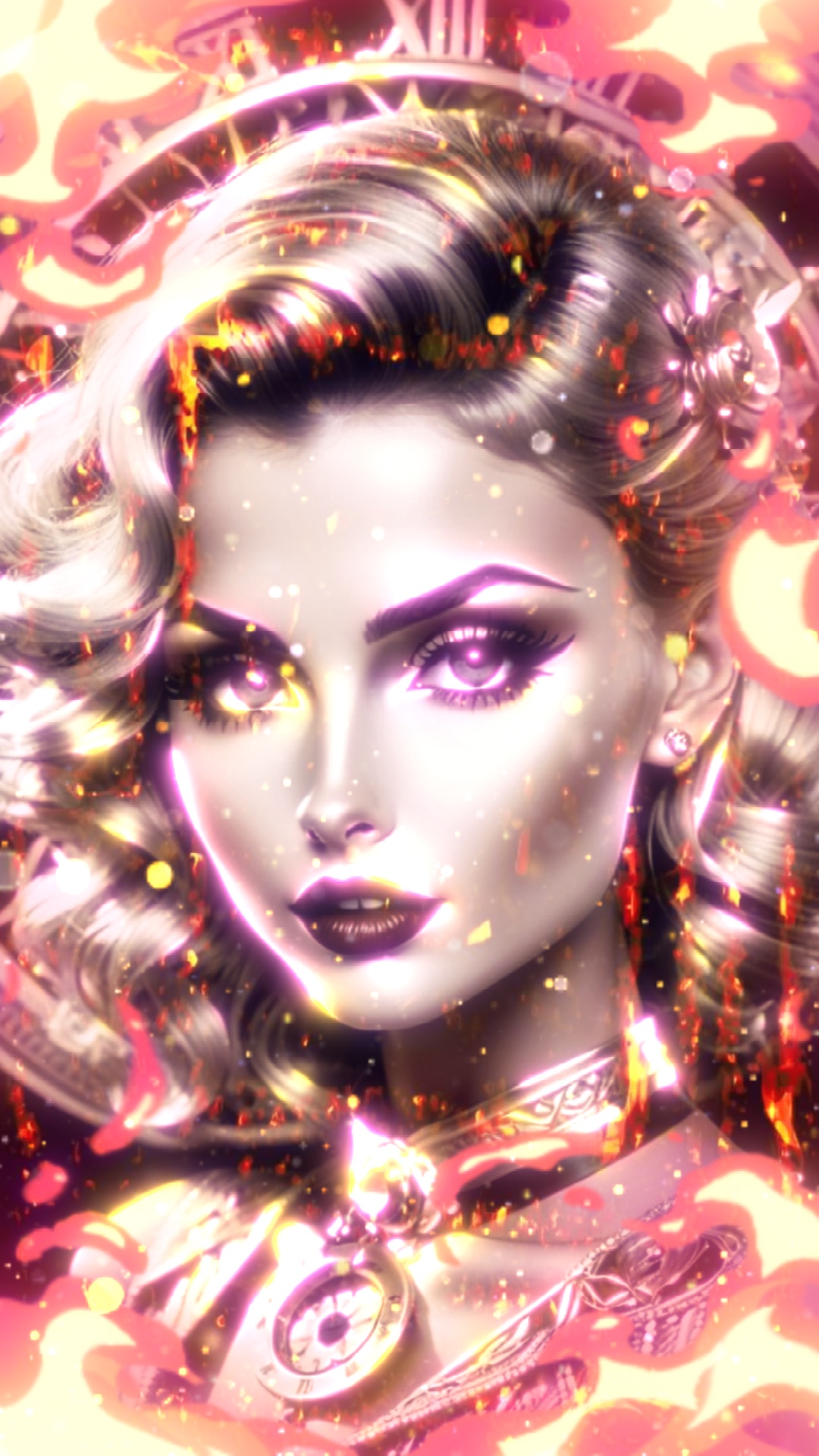 Efectos de luces de fuego