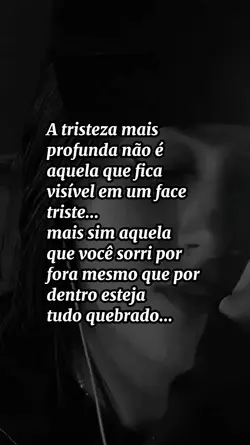 Tristeza....
