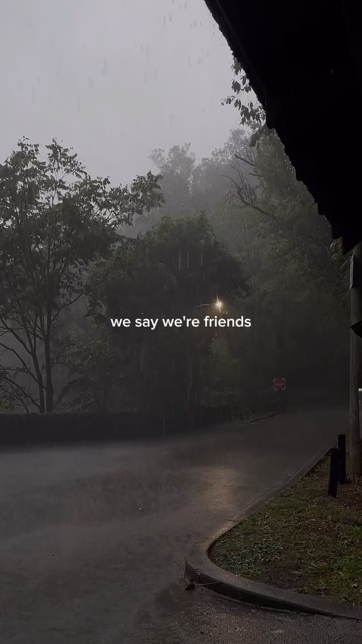 We say we’re friends