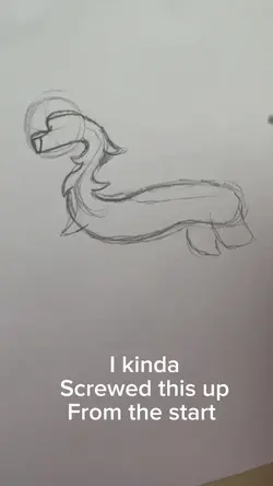 Simple cat drawing