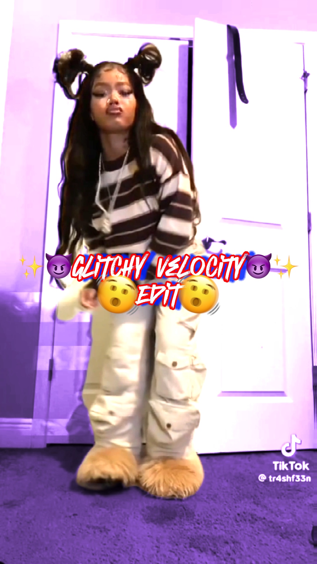 Glitchy velocity