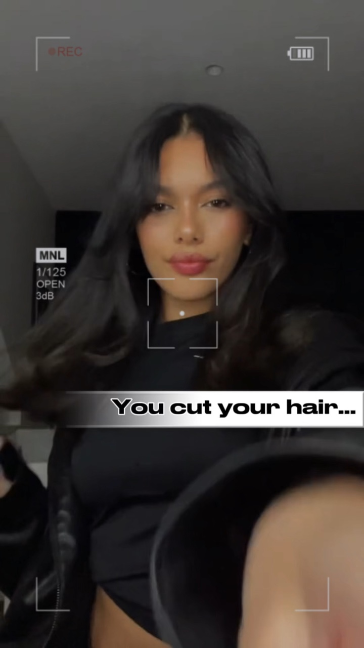 Tu t'es coupé les cheveux...