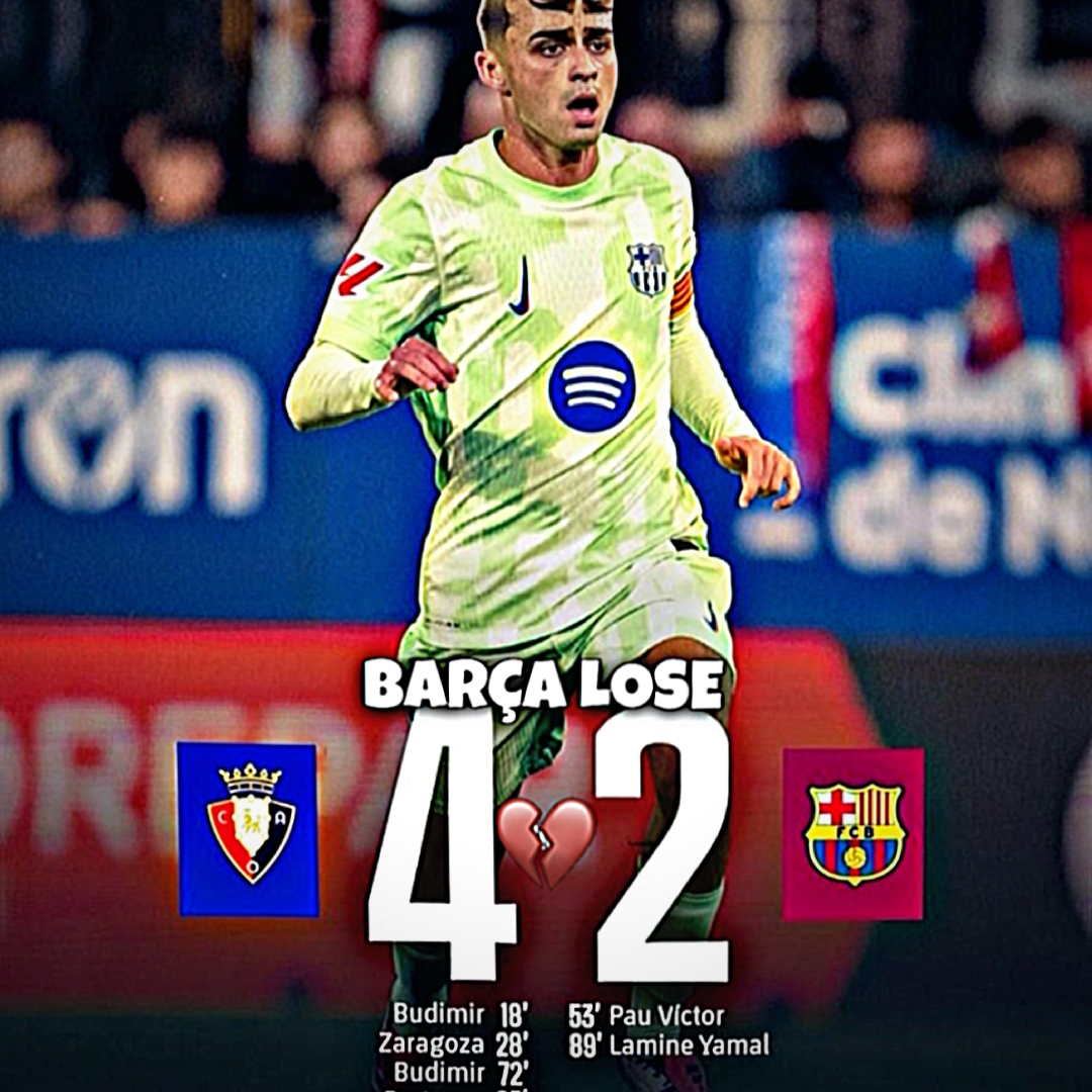BARÇA PIERDE MADRID NO