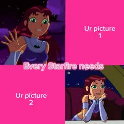 Starfire and Raven