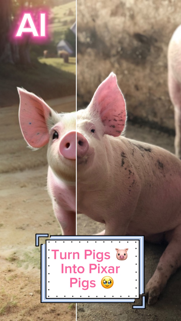Pixar Pigs IA