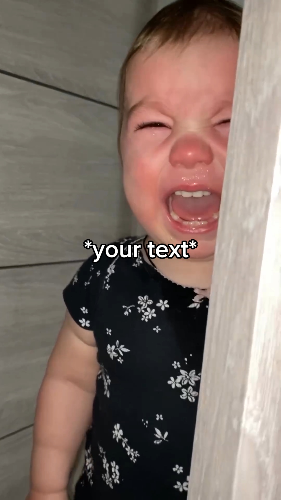 Meme bebê chorando