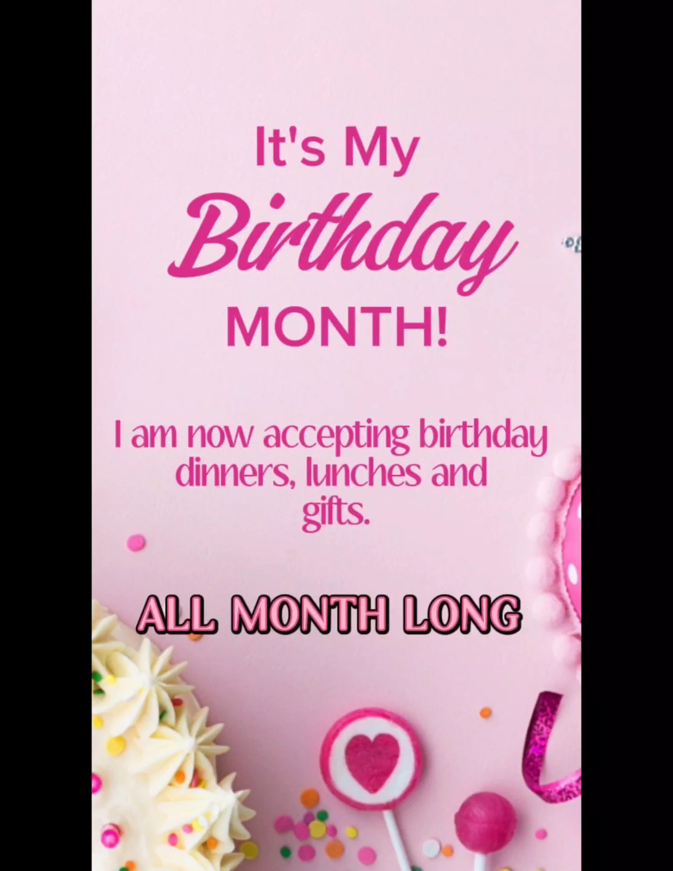 Ito ang Aking Bday Month |