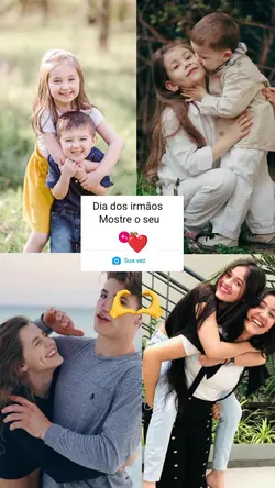 Feliz dia dos irmãos