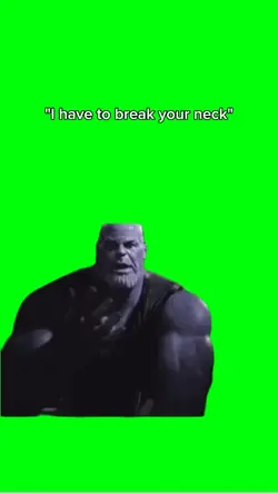Thanos Neck Template