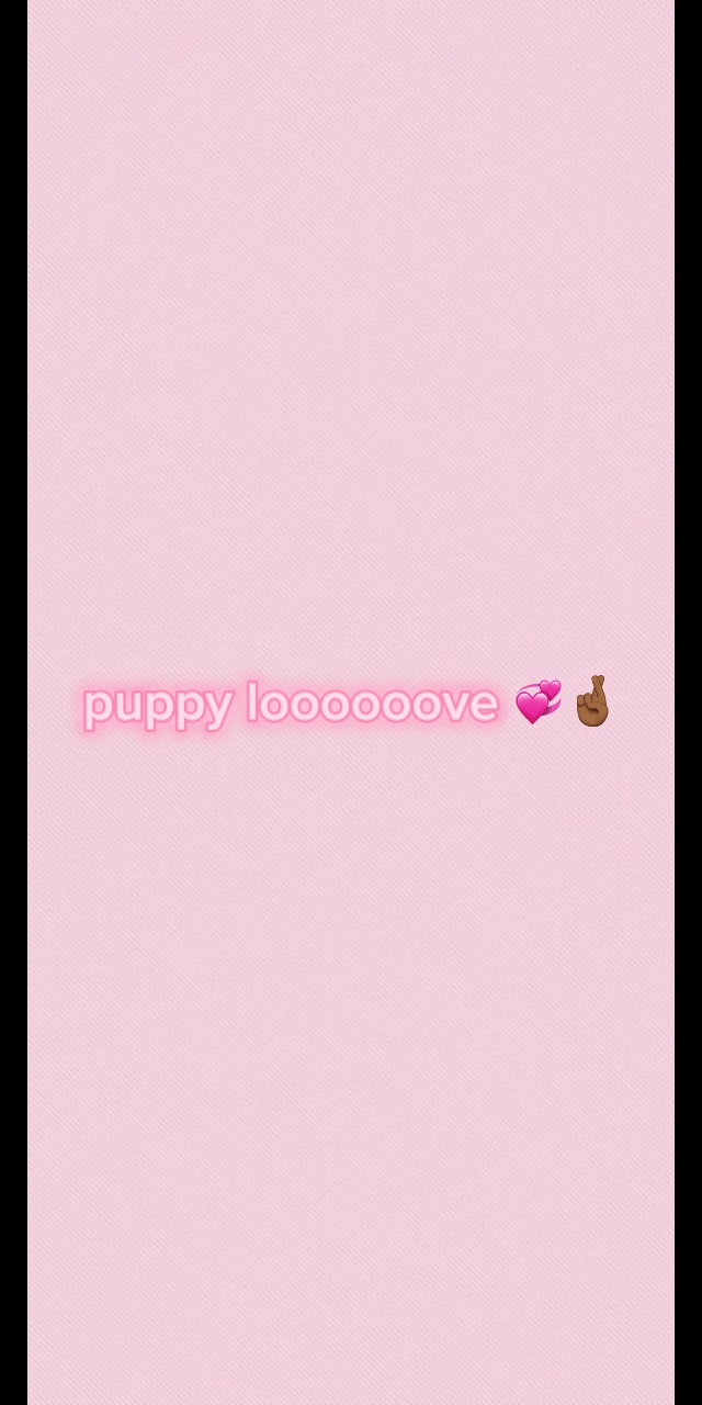 Amor de cachorro 🐶💞😍🤭