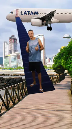 avião montagem b