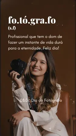 Dia do fotógrafo