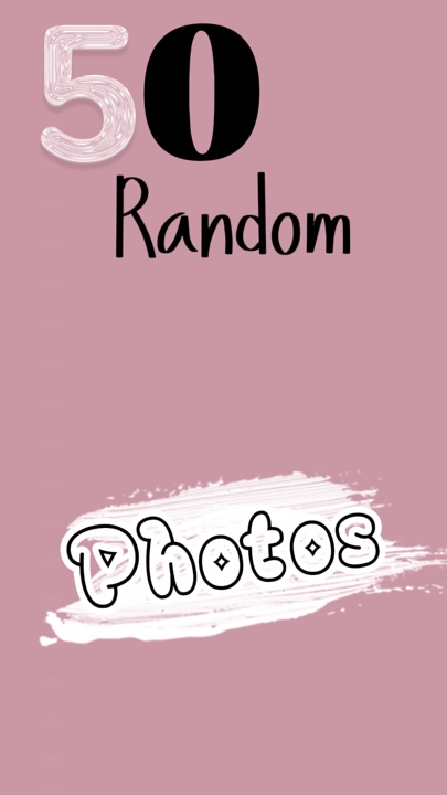 Random Photo Dump 