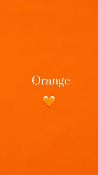 Orange 🧡