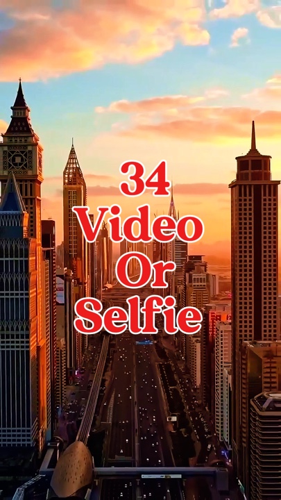 34 video o selfie 