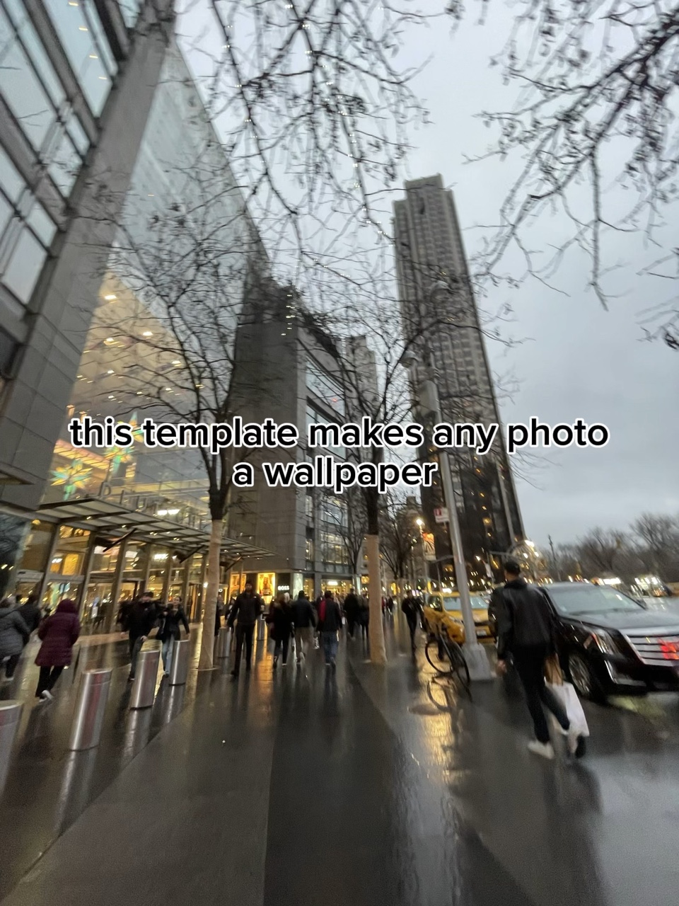 herhangi bir fotoğrafı bir wal yap