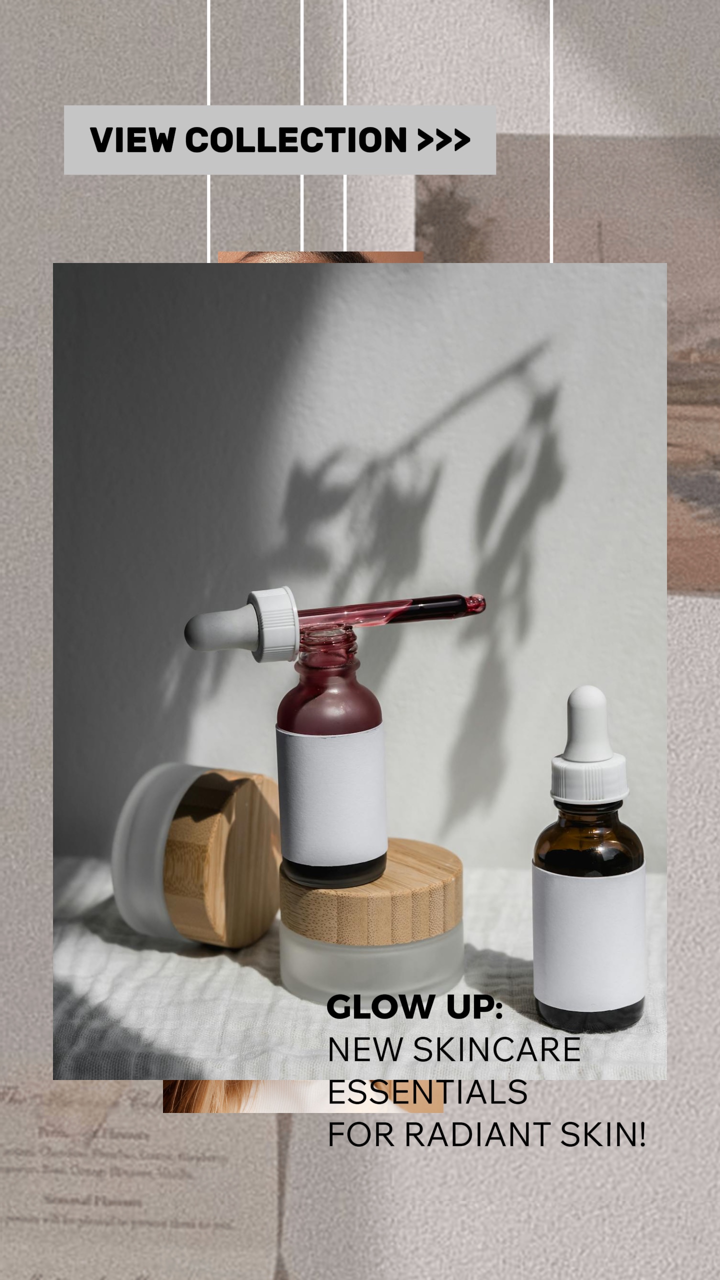 Template ng mga ad sa Skincare at Cosmetics