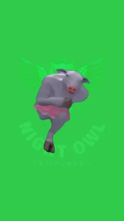 Cow running