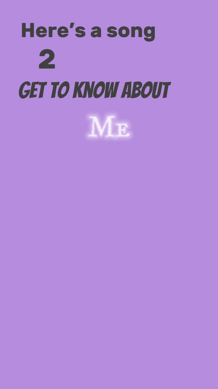Get to know me temp!