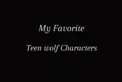 Fave teen wolf 