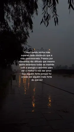Tem uma boa mãe?