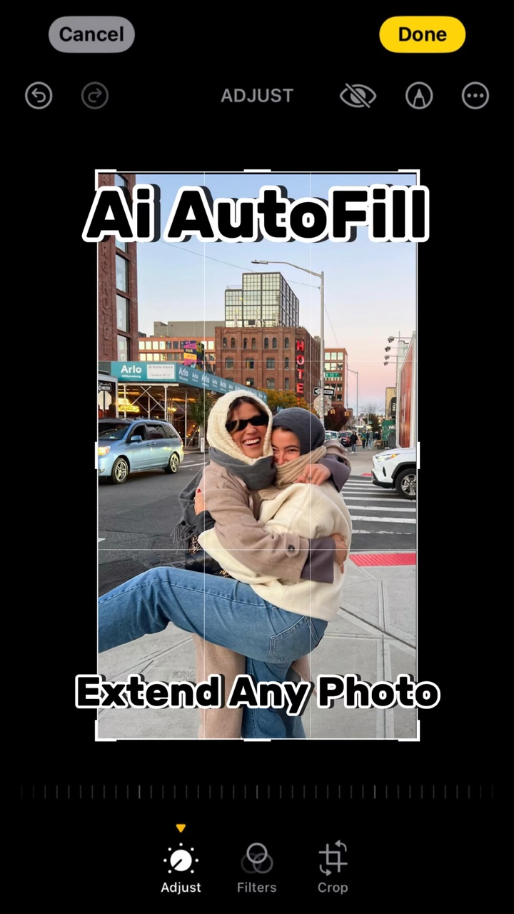 Ai Fill interface 