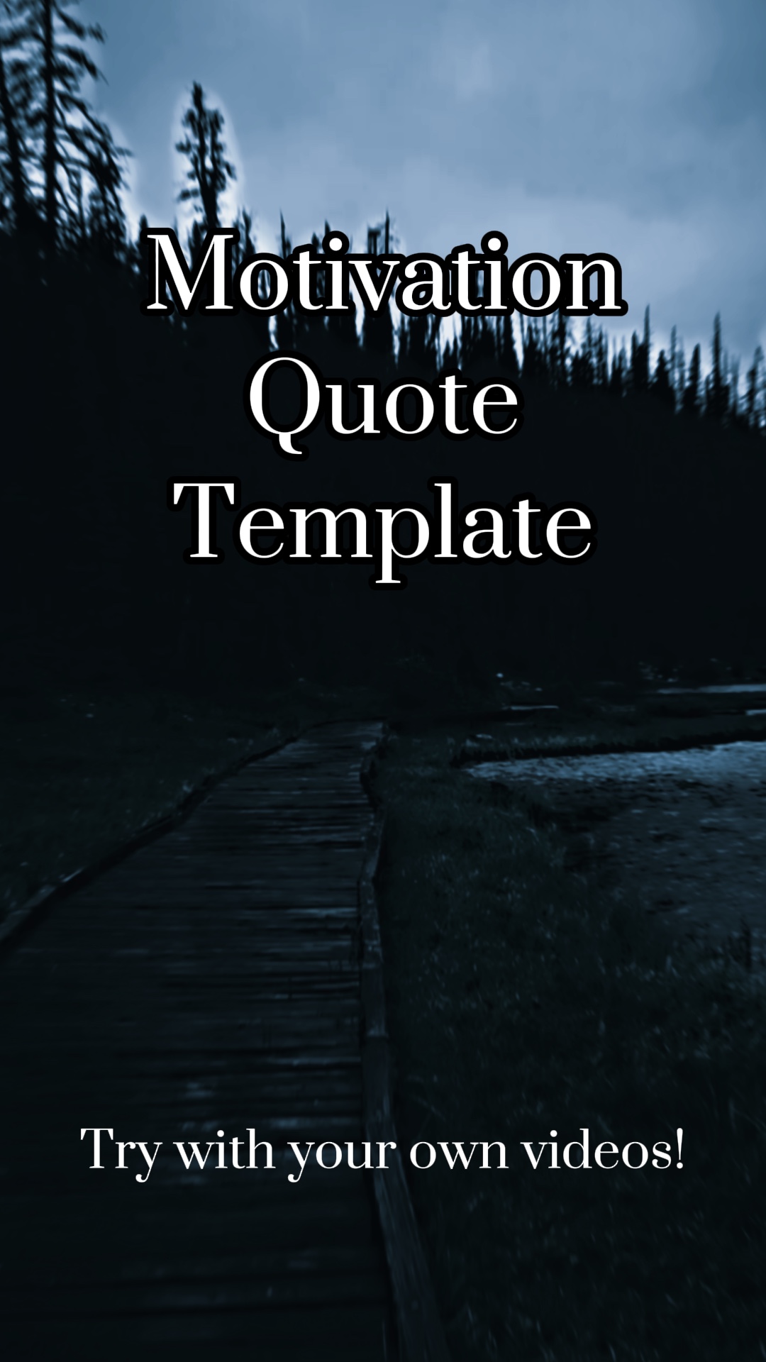 Motivation template