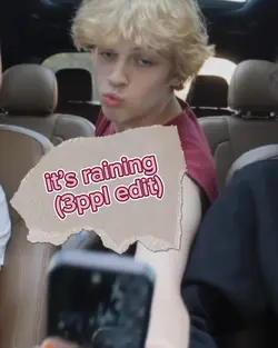 It’s Raining.