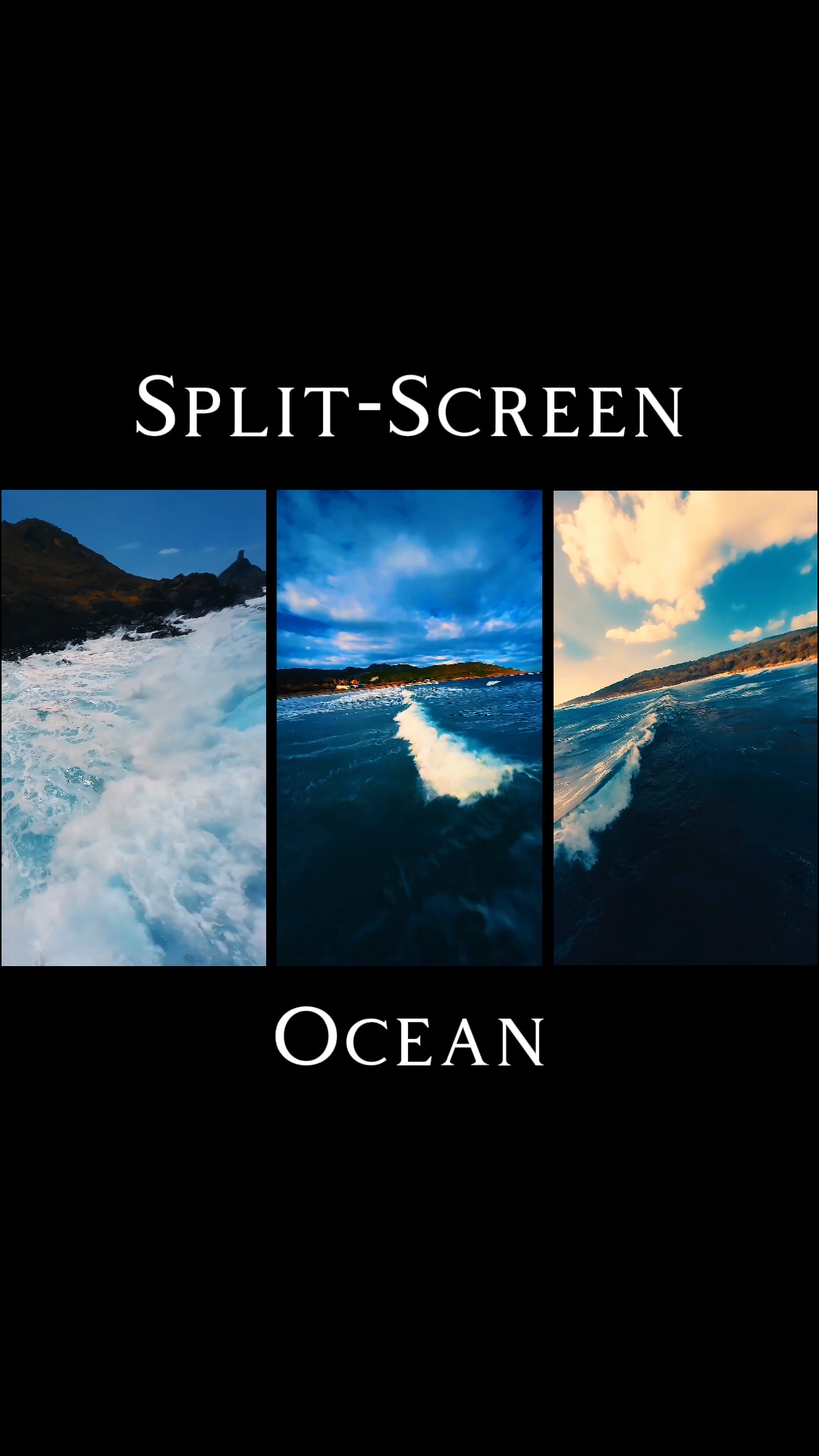 Split-Screen Ocean