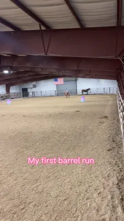 My first barrel run