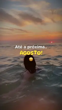 adeus agosto!