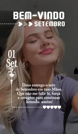 Bem-vindo setembro
