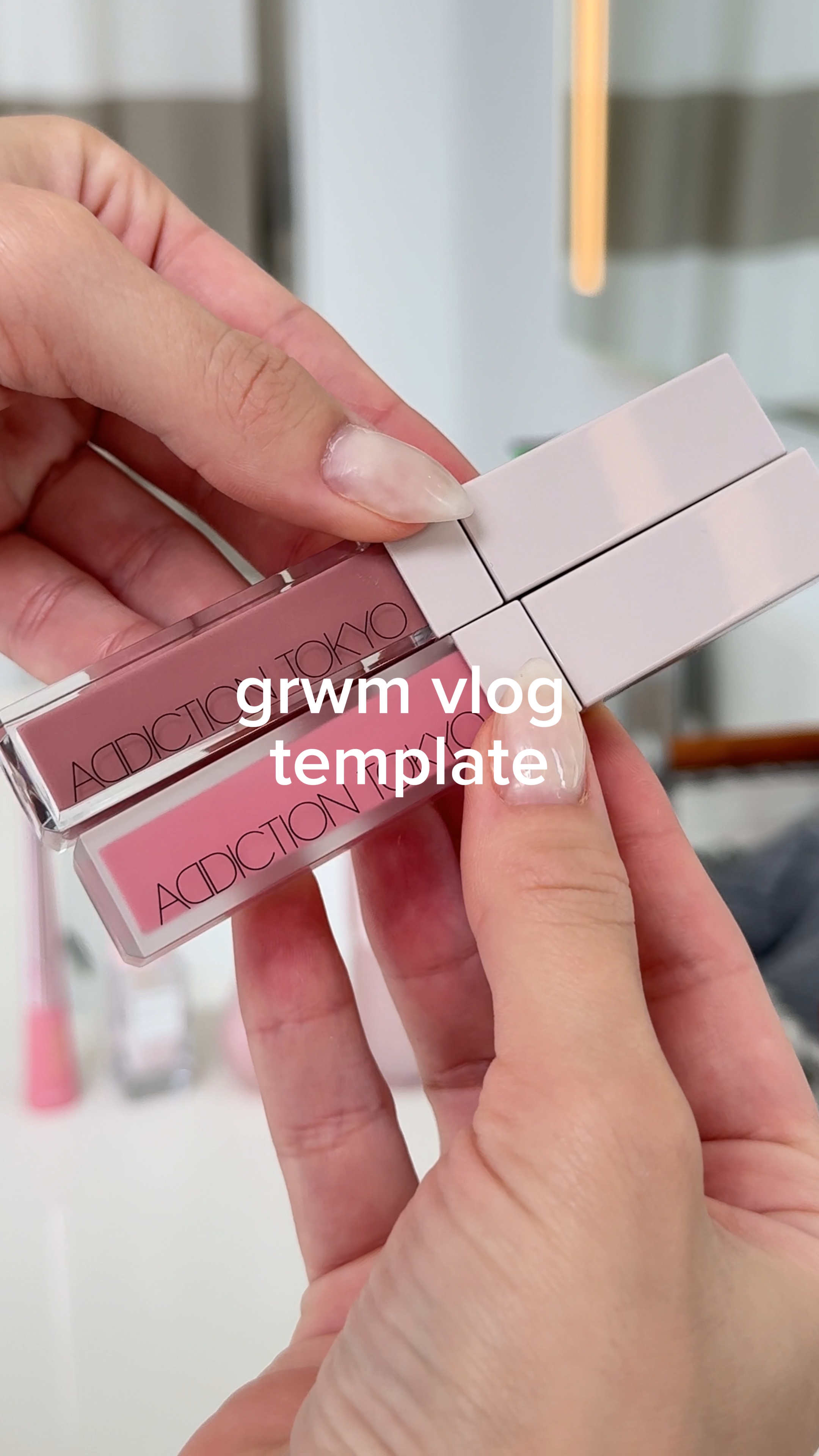 grwm vlog template