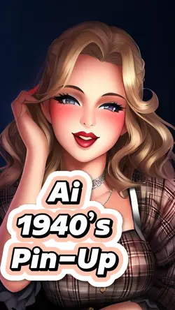 Ai 1940’s pin-up