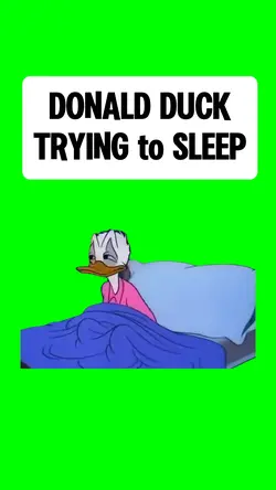 DONALD DUCK SLEEPY