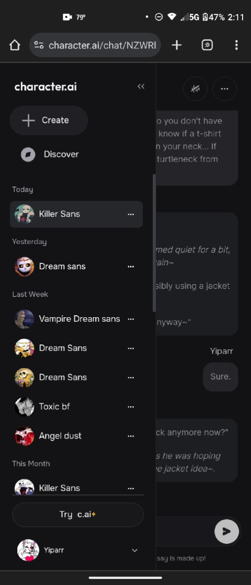 c.ai chats 