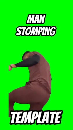 Man stomping