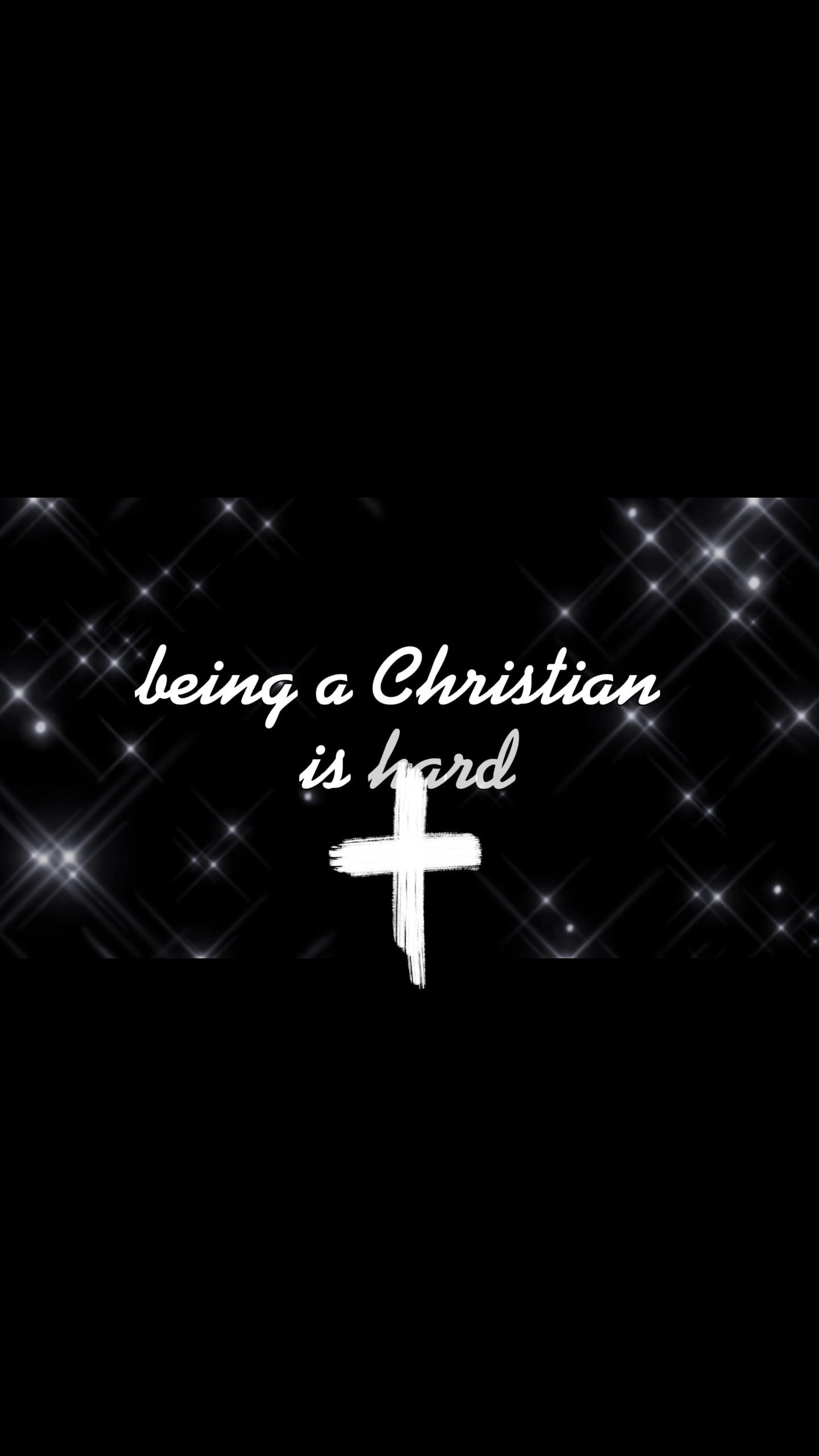 being a Christian
